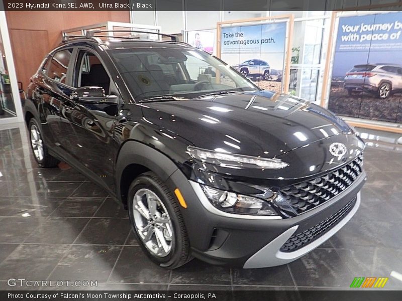 Ultra Black / Black 2023 Hyundai Kona SEL AWD