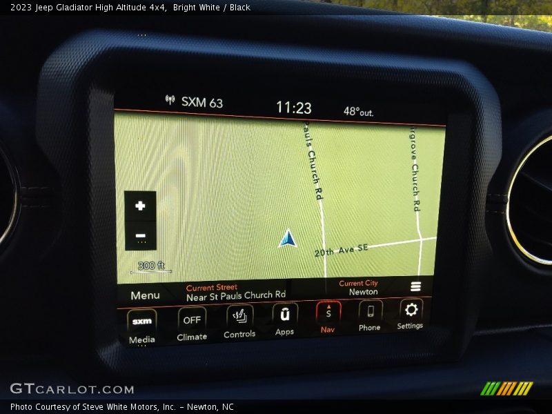 Bright White / Black 2023 Jeep Gladiator High Altitude 4x4