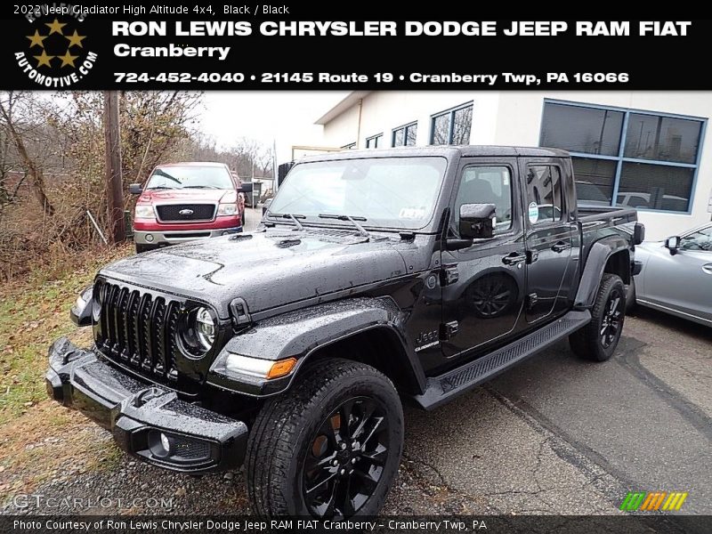 Black / Black 2022 Jeep Gladiator High Altitude 4x4