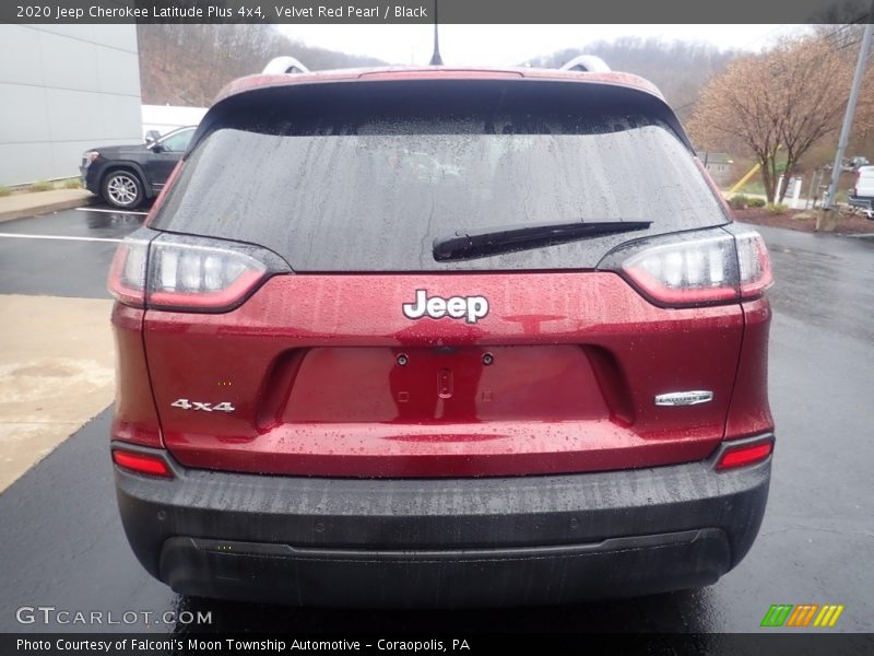 Velvet Red Pearl / Black 2020 Jeep Cherokee Latitude Plus 4x4