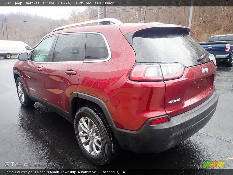 Velvet Red Pearl / Black 2020 Jeep Cherokee Latitude Plus 4x4