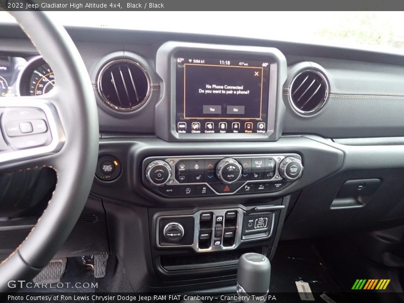 Black / Black 2022 Jeep Gladiator High Altitude 4x4