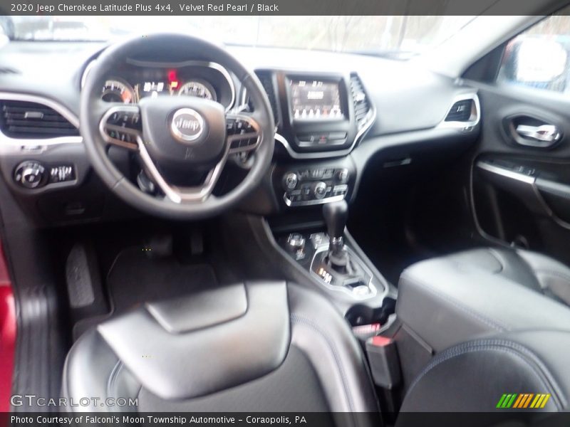 Velvet Red Pearl / Black 2020 Jeep Cherokee Latitude Plus 4x4