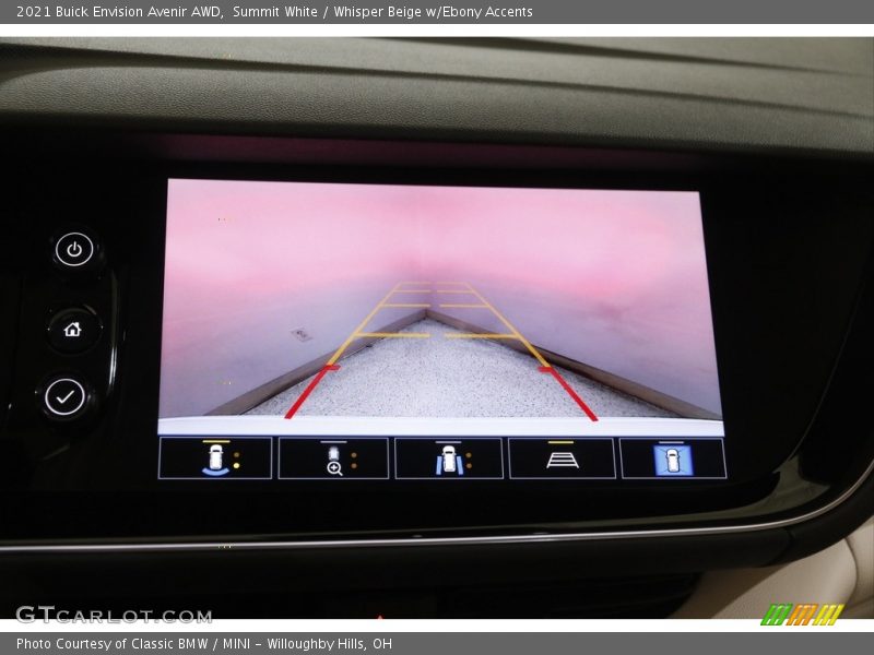 Controls of 2021 Envision Avenir AWD