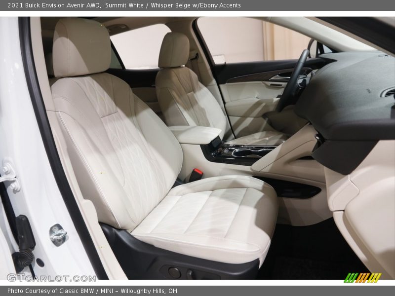 Front Seat of 2021 Envision Avenir AWD
