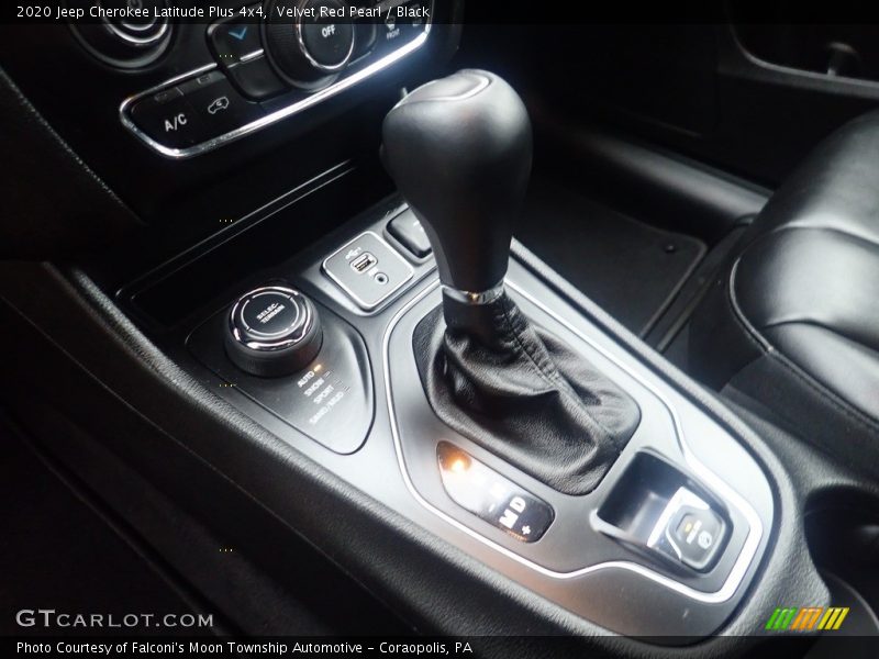 Velvet Red Pearl / Black 2020 Jeep Cherokee Latitude Plus 4x4