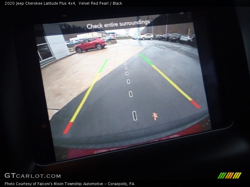 Velvet Red Pearl / Black 2020 Jeep Cherokee Latitude Plus 4x4