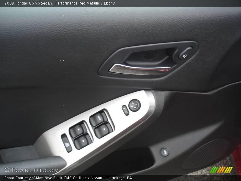 Performance Red Metallic / Ebony 2009 Pontiac G6 V6 Sedan