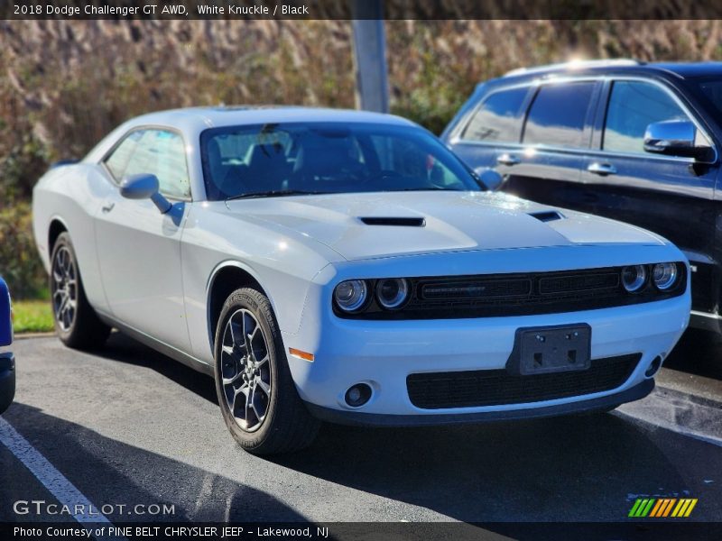 White Knuckle / Black 2018 Dodge Challenger GT AWD