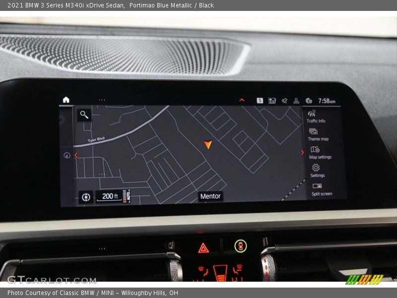 Navigation of 2021 3 Series M340i xDrive Sedan