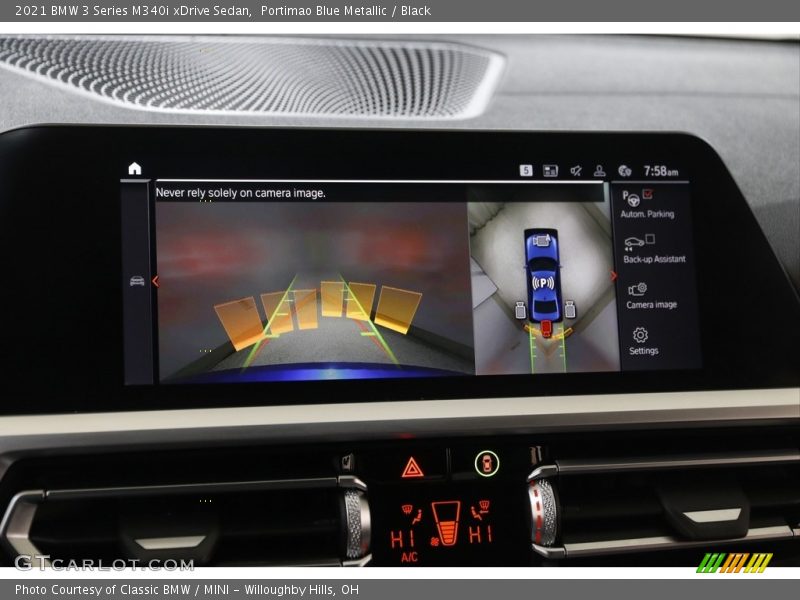 Controls of 2021 3 Series M340i xDrive Sedan