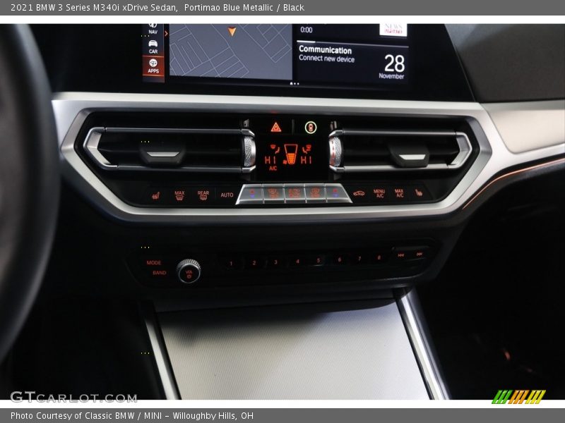 Controls of 2021 3 Series M340i xDrive Sedan