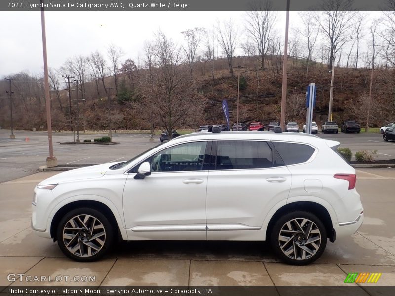  2022 Santa Fe Calligraphy AWD Quartz White