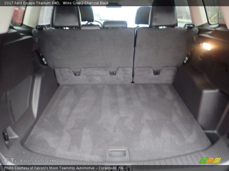 White Gold / Charcoal Black 2017 Ford Escape Titanium 4WD