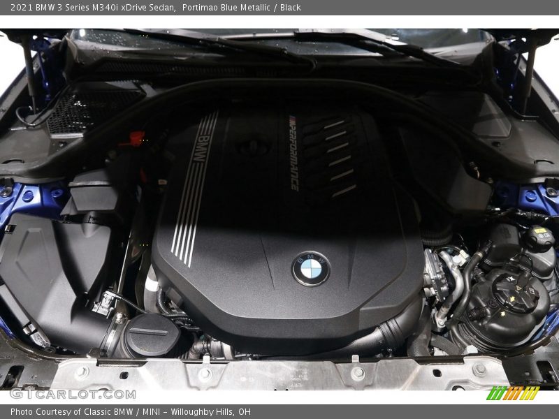 Portimao Blue Metallic / Black 2021 BMW 3 Series M340i xDrive Sedan