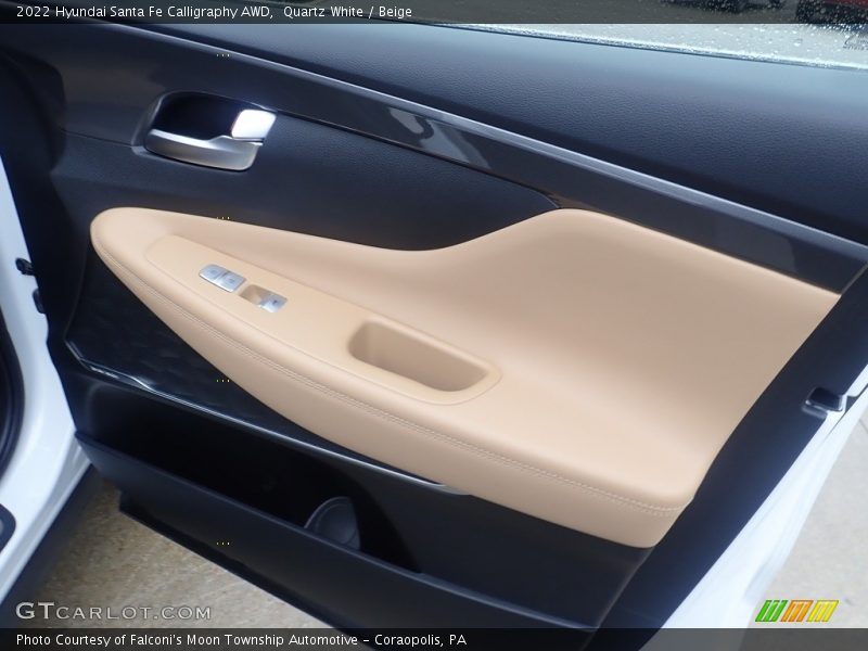 Door Panel of 2022 Santa Fe Calligraphy AWD