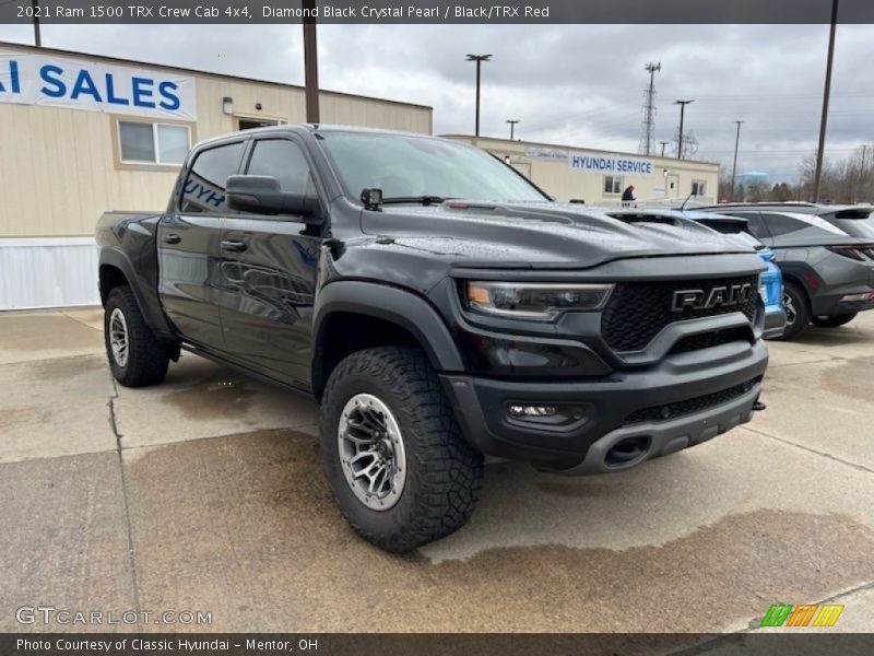 Diamond Black Crystal Pearl / Black/TRX Red 2021 Ram 1500 TRX Crew Cab 4x4