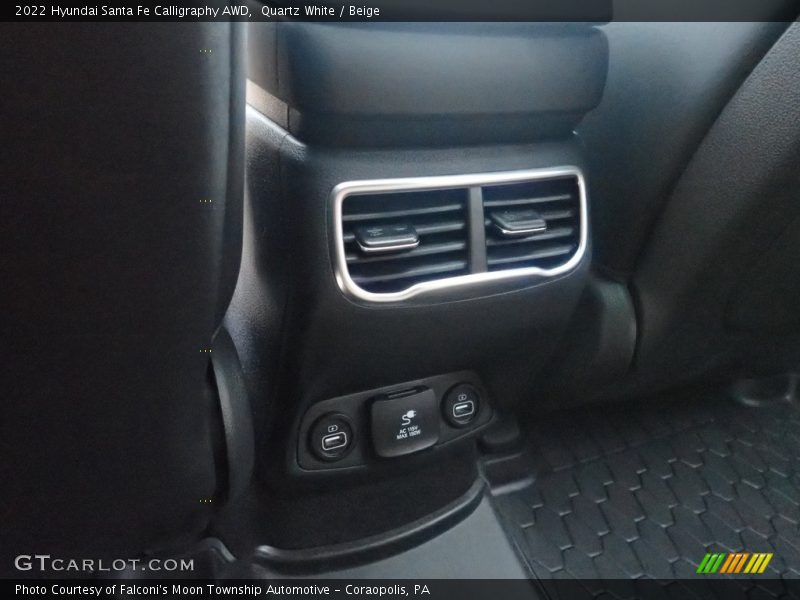 Quartz White / Beige 2022 Hyundai Santa Fe Calligraphy AWD