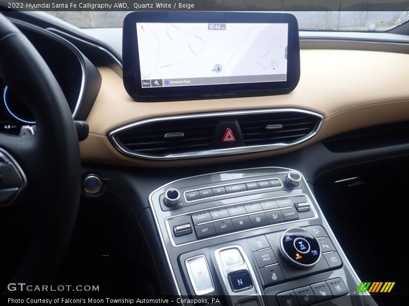 Controls of 2022 Santa Fe Calligraphy AWD