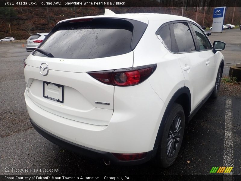 Snowflake White Pearl Mica / Black 2021 Mazda CX-5 Touring AWD