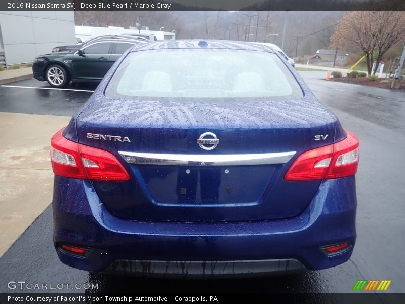 Deep Blue Pearl / Marble Gray 2016 Nissan Sentra SV