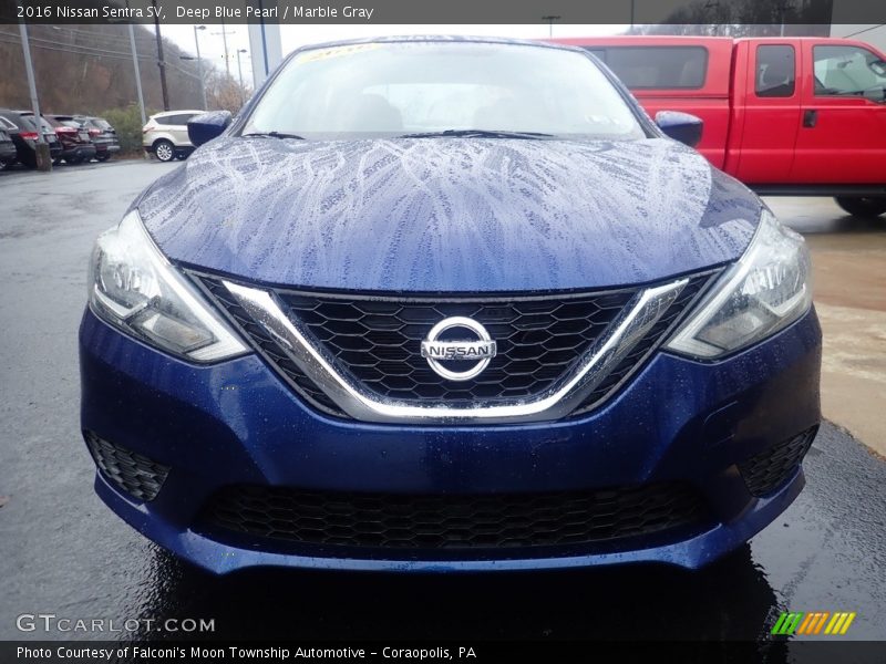 Deep Blue Pearl / Marble Gray 2016 Nissan Sentra SV