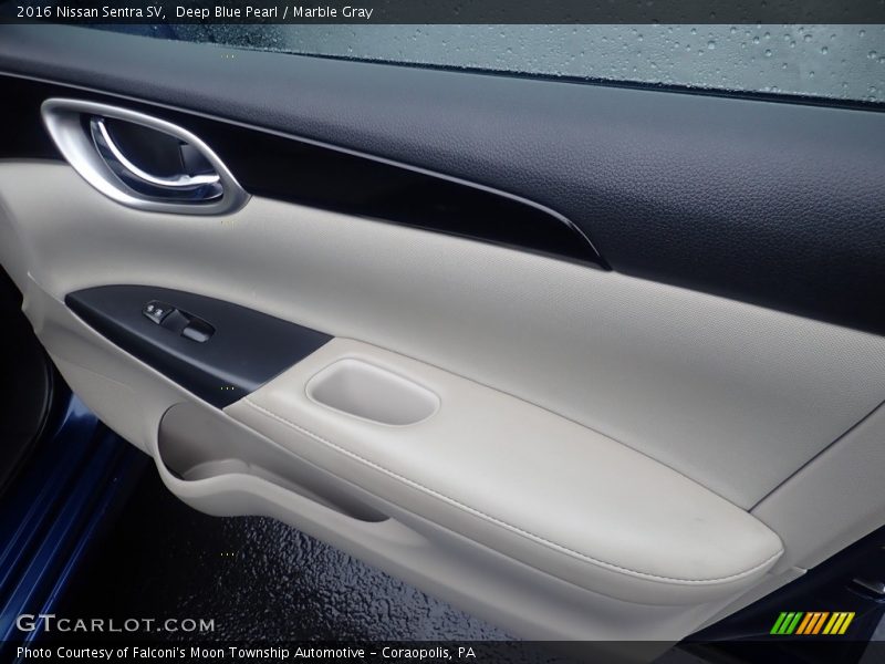 Deep Blue Pearl / Marble Gray 2016 Nissan Sentra SV