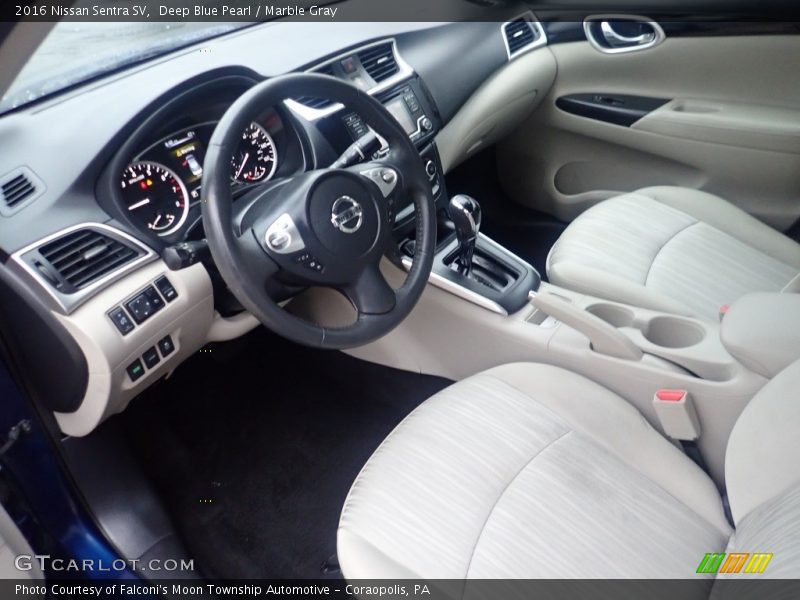 Front Seat of 2016 Sentra SV