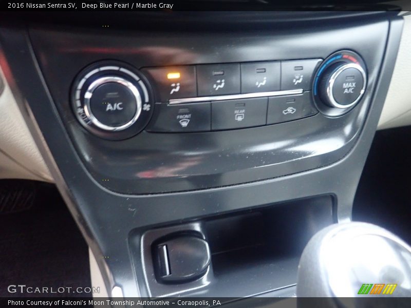 Deep Blue Pearl / Marble Gray 2016 Nissan Sentra SV
