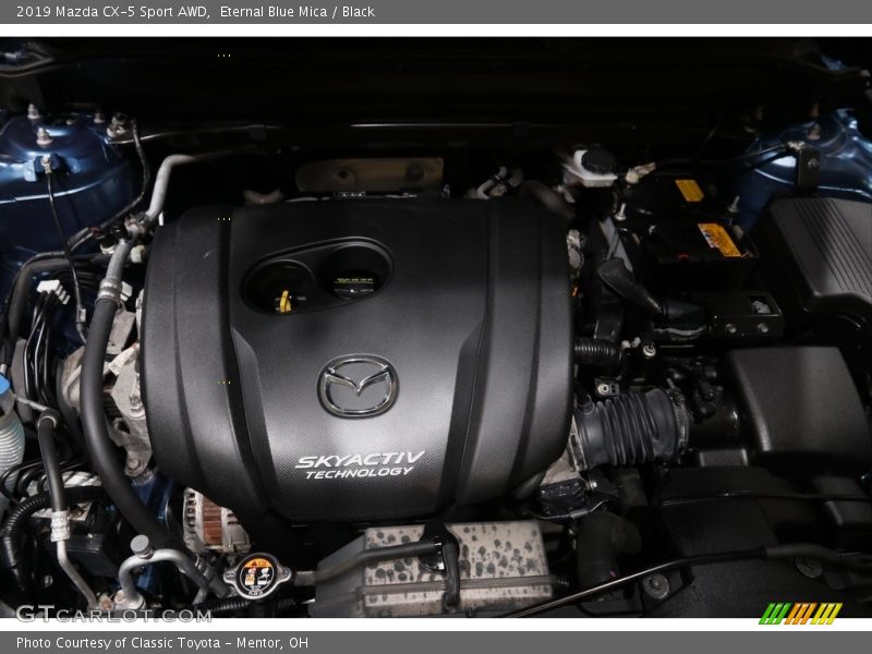 Eternal Blue Mica / Black 2019 Mazda CX-5 Sport AWD