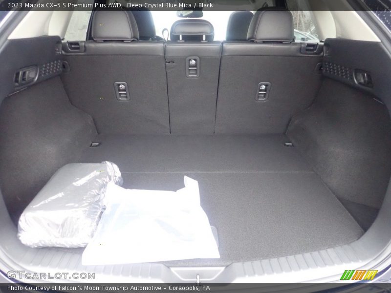 Deep Crystal Blue Mica / Black 2023 Mazda CX-5 S Premium Plus AWD