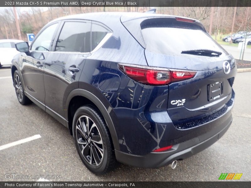 Deep Crystal Blue Mica / Black 2023 Mazda CX-5 S Premium Plus AWD