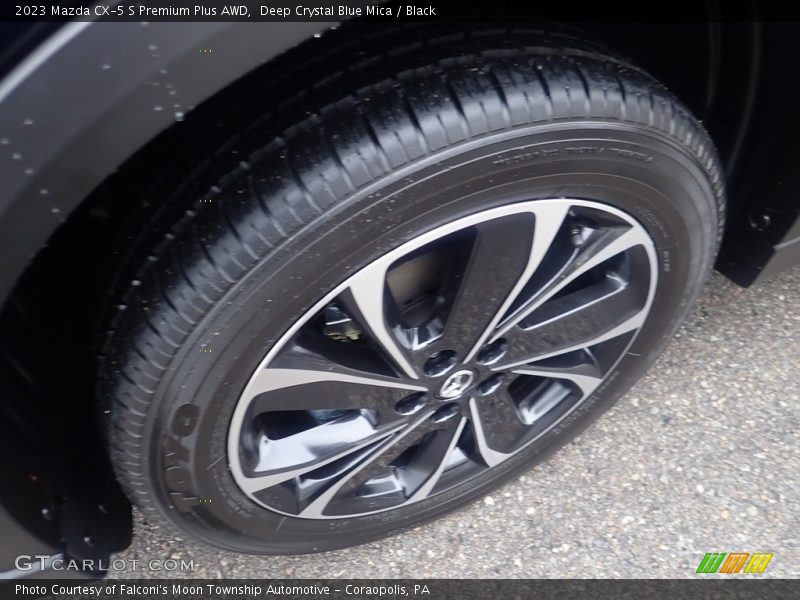 Deep Crystal Blue Mica / Black 2023 Mazda CX-5 S Premium Plus AWD