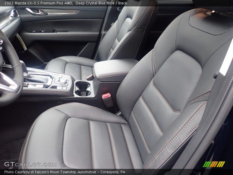 Deep Crystal Blue Mica / Black 2023 Mazda CX-5 S Premium Plus AWD