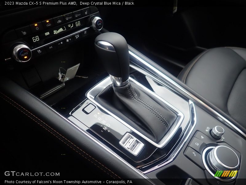 Deep Crystal Blue Mica / Black 2023 Mazda CX-5 S Premium Plus AWD