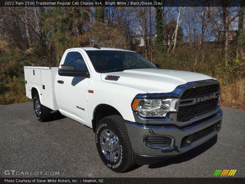 Bright White / Black/Diesel Gray 2022 Ram 2500 Tradesman Regular Cab Chassis 4x4
