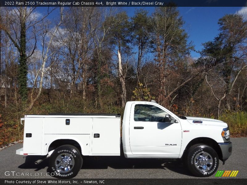 Bright White / Black/Diesel Gray 2022 Ram 2500 Tradesman Regular Cab Chassis 4x4