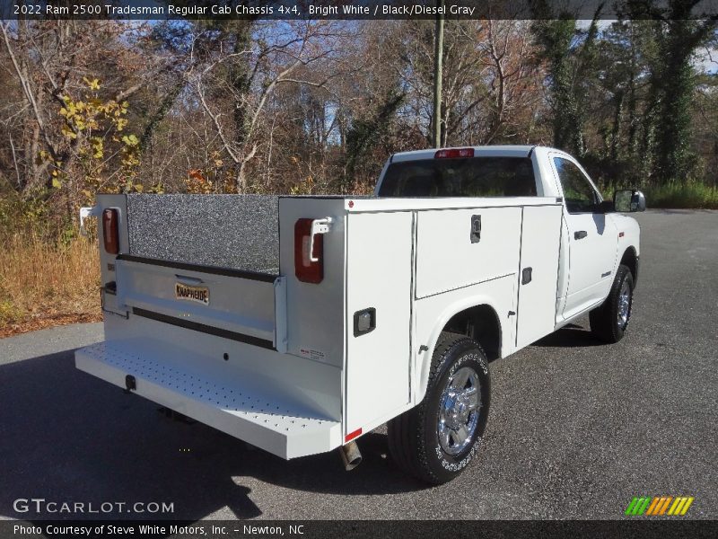 Bright White / Black/Diesel Gray 2022 Ram 2500 Tradesman Regular Cab Chassis 4x4
