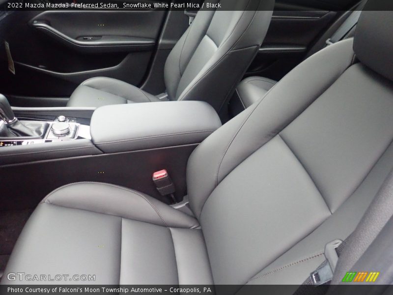 Snowflake White Pearl Mica / Black 2022 Mazda Mazda3 Preferred Sedan