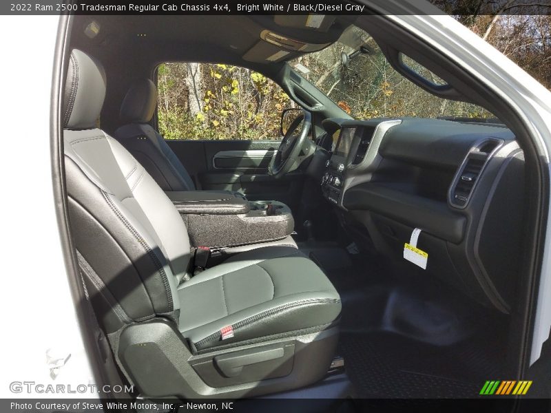 Bright White / Black/Diesel Gray 2022 Ram 2500 Tradesman Regular Cab Chassis 4x4