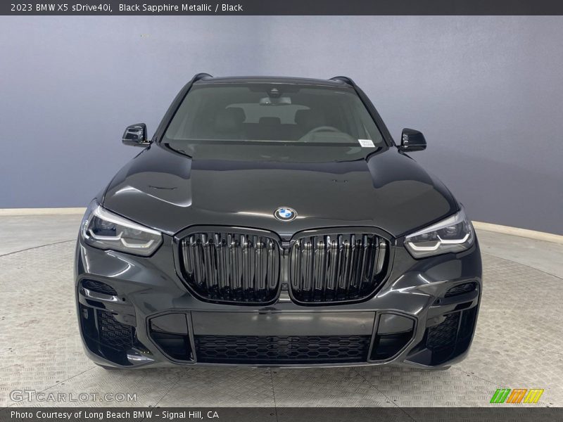 Black Sapphire Metallic / Black 2023 BMW X5 sDrive40i