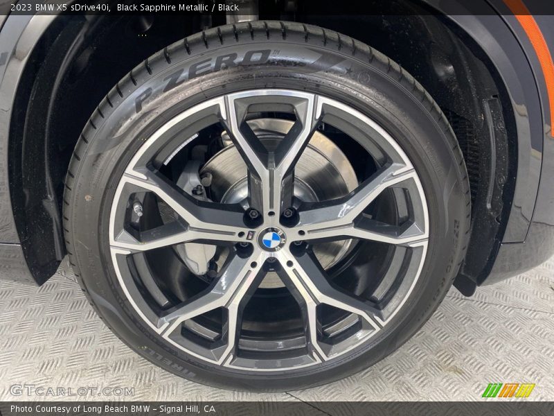 Black Sapphire Metallic / Black 2023 BMW X5 sDrive40i