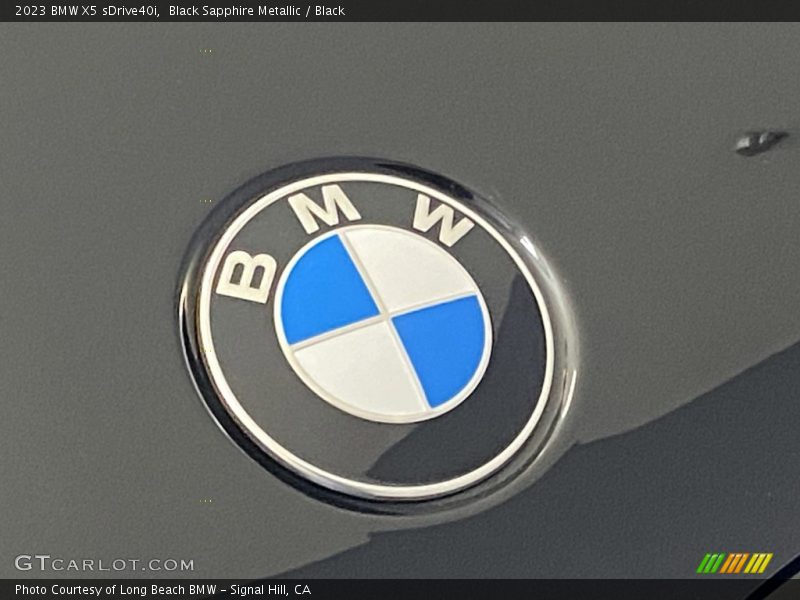 Black Sapphire Metallic / Black 2023 BMW X5 sDrive40i