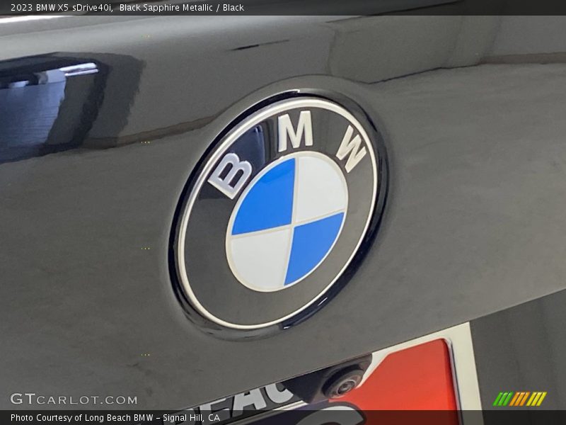 Black Sapphire Metallic / Black 2023 BMW X5 sDrive40i