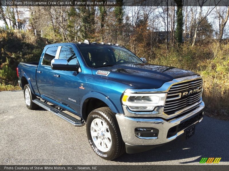 Front 3/4 View of 2022 3500 Laramie Crew Cab 4x4