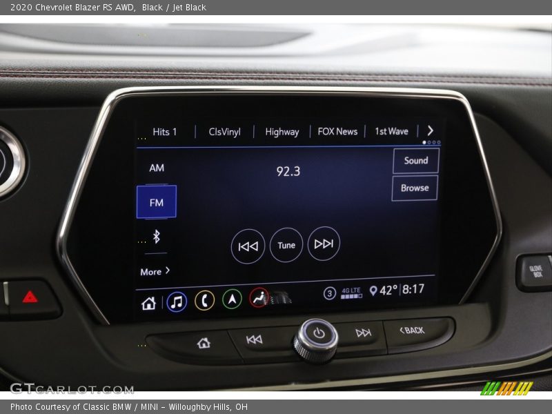 Black / Jet Black 2020 Chevrolet Blazer RS AWD