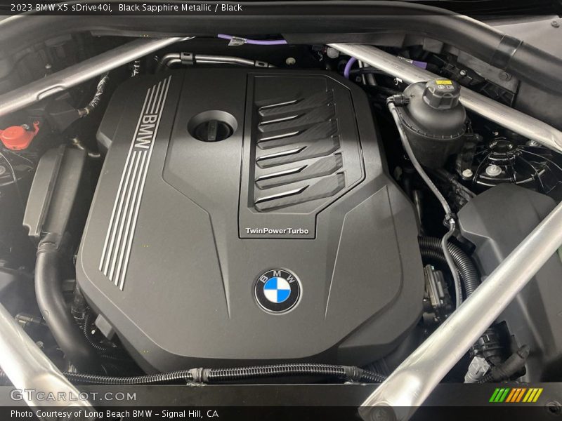 Black Sapphire Metallic / Black 2023 BMW X5 sDrive40i