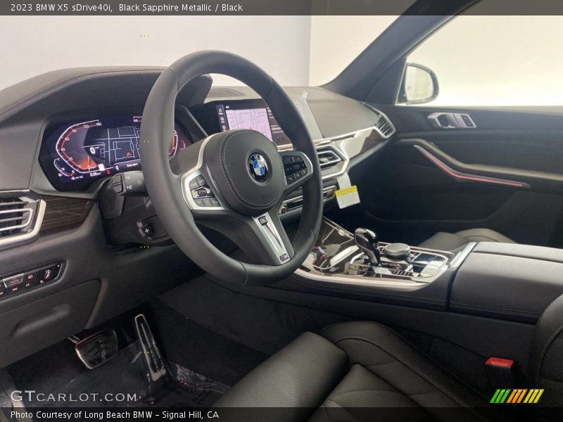 Black Sapphire Metallic / Black 2023 BMW X5 sDrive40i