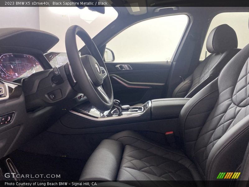 Black Sapphire Metallic / Black 2023 BMW X5 sDrive40i