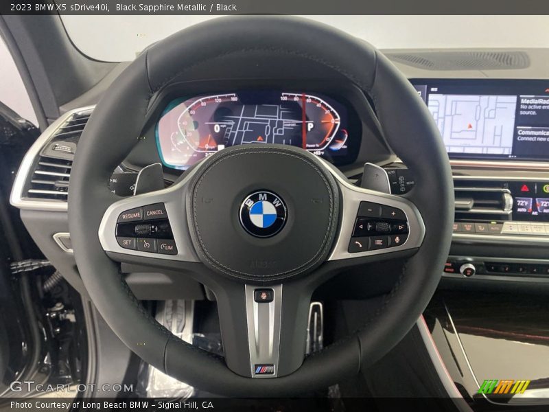 Black Sapphire Metallic / Black 2023 BMW X5 sDrive40i